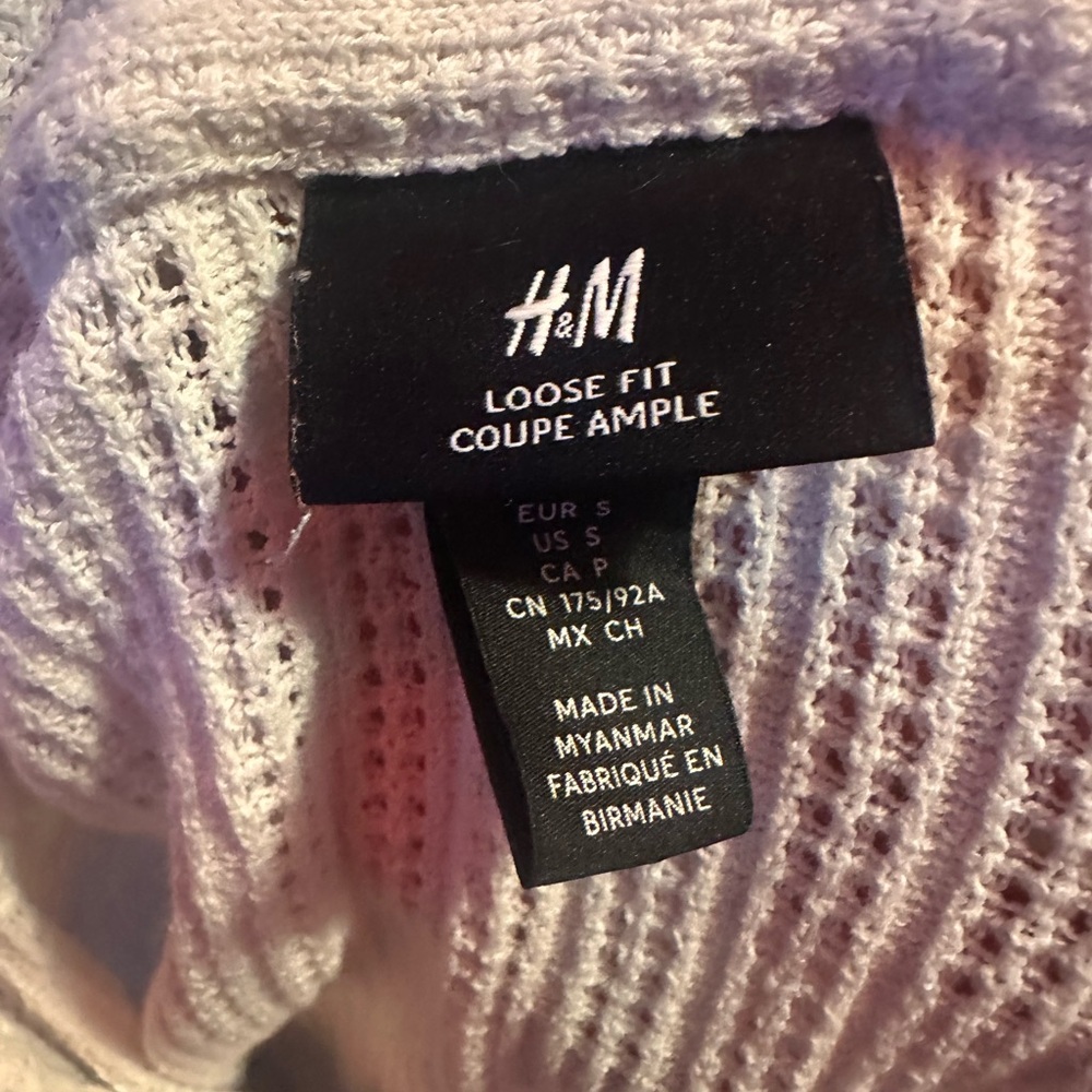 H&M Cream Knit Loose Fit Top - Picture 5 of 5
